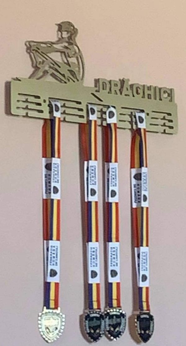 canotaj fete 49cm auriu periat