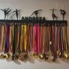 medalii gimnastica ritmica 99cm negru
