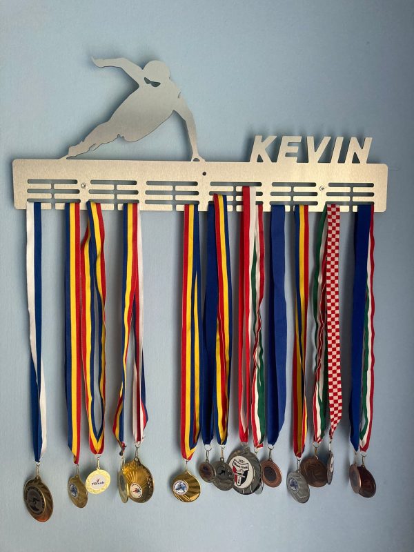 patinaj 49cm argintiu periat