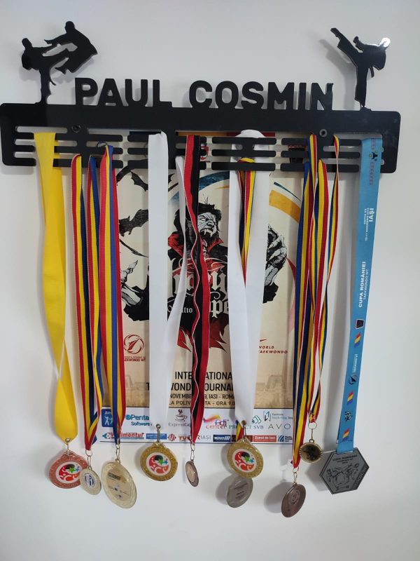 suport medalii jiu jitsu 49cm negru
