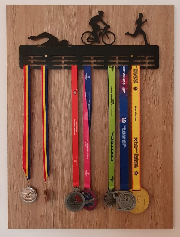 triatlon 49cm negru inot ciclism alergare
