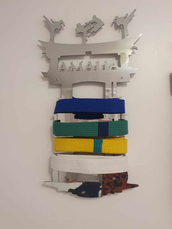 SUPORT 5 centuri si medalii karate - arte martiale, judo, jiu-jitsu, BJJ CROM OGLINDA